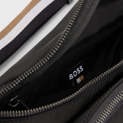 CANGURO NEGRO BUMBAG BOSS